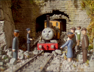 Duncan stuck in Rheneas Tunnel in the fourth series