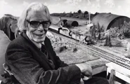 The Rev. W. Awdry visits the set