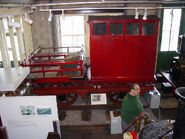 A slate truck on a host wagon