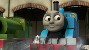 Thomas inside the Steamworks