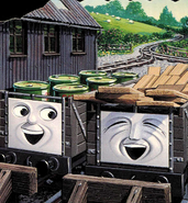 Troublesome Trucks as illustrated by Owen Bell