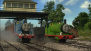 Percy with Thomas