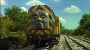 Bert pulls up behind Thomas