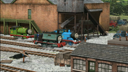 The engines at the coal hopper