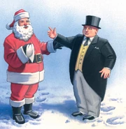 Father Christmas with Sir Topham Hatt