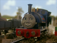 Sir Handel's laughing face that only appeared in the fourth series (1994)