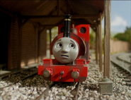 Skarloey's worried face that appeared in both the fourth and tenth series (1994, 2006)