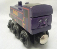 Back of Culdee's Wooden Railway model