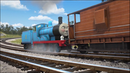 A brake van in The Adventure Begins