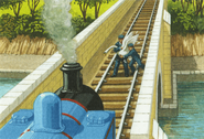 The bridge as it appears in Thomas and his Friends