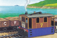 Toby with some mineral wagons