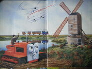 Thomas, Harold and Terence at the Windmill, illustrated by Owen Bell