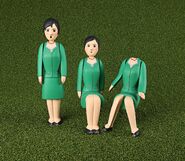 Mrs. Percival's close-up figures