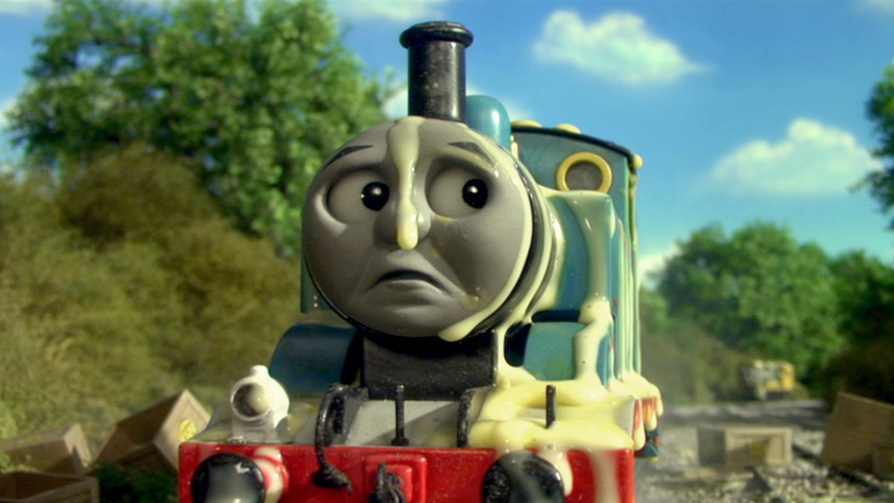 trackmaster thomas and the stinky cheese