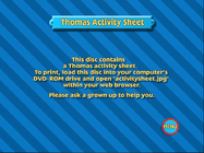 Thomas Activity Sheet
