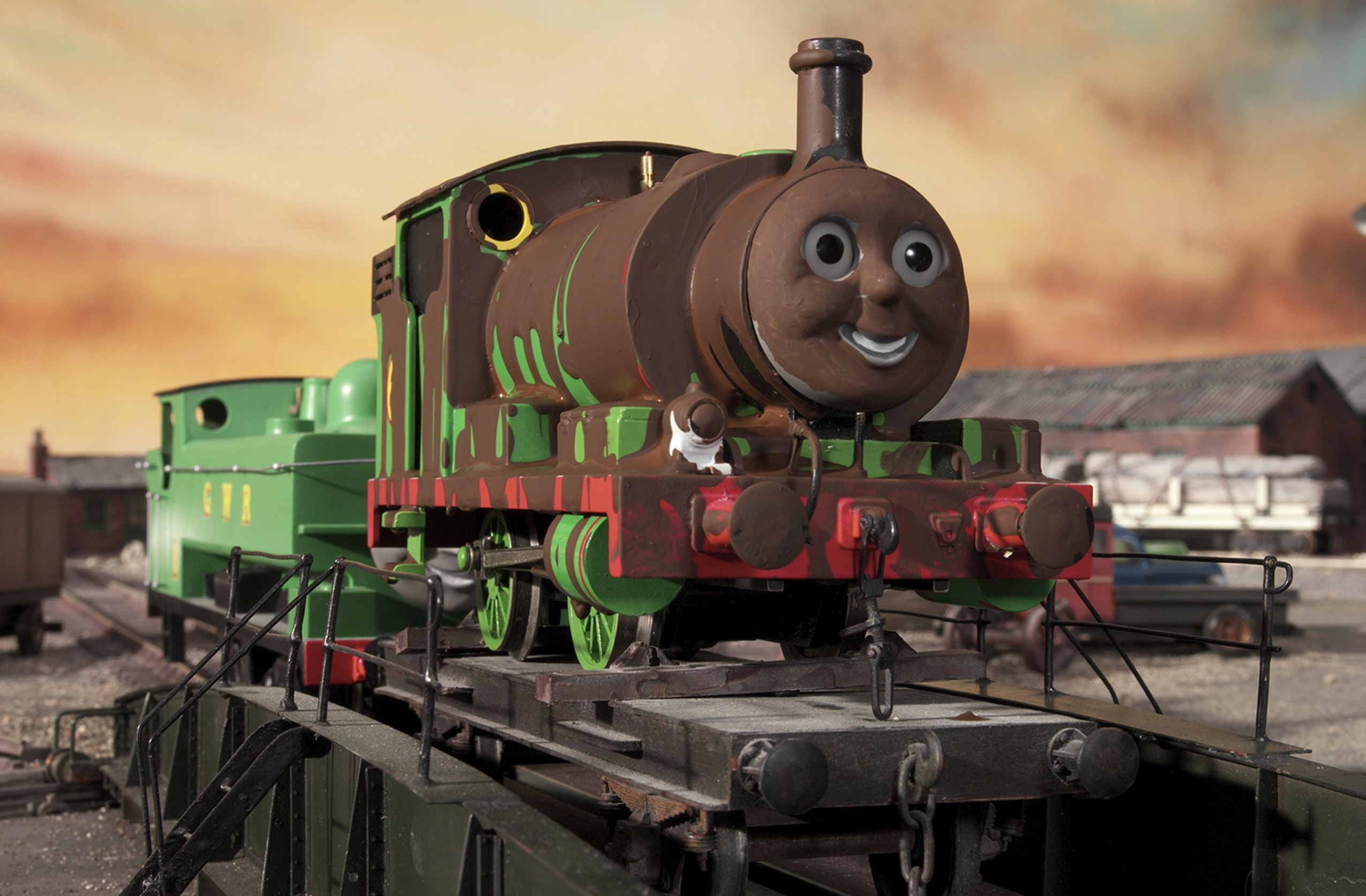 Percy S Chocolate Crunch Thomas The Tank Engine Wikia Fandom - james to the rescue crash roblox