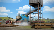 The coaling tower at Arlesburgh Goods Yard in Sodor's Legend of the Lost Treasure