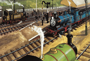 Douglas with Percy and Stepney