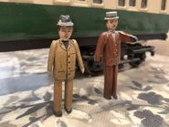 Two passenger figures owned by Twitter and Instagram user ThomasTankMerch