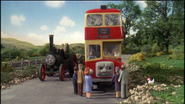 David Mitton with Bulgy, Cyril the Fogman and Mrs. Kyndley in the seventh series