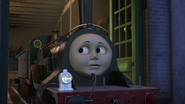 Emily in the twenty-third series, with incorrect black buffers