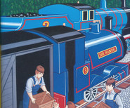 A grey van in an annual story