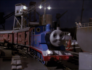 Thomas pulling the mail train