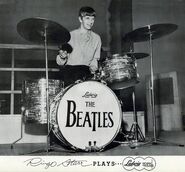 Ringo behind his drums in 1963