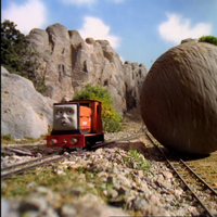 Rusty And The Boulder Thomas The Tank Engine Wikia Fandom - roblox rusty and the boulder