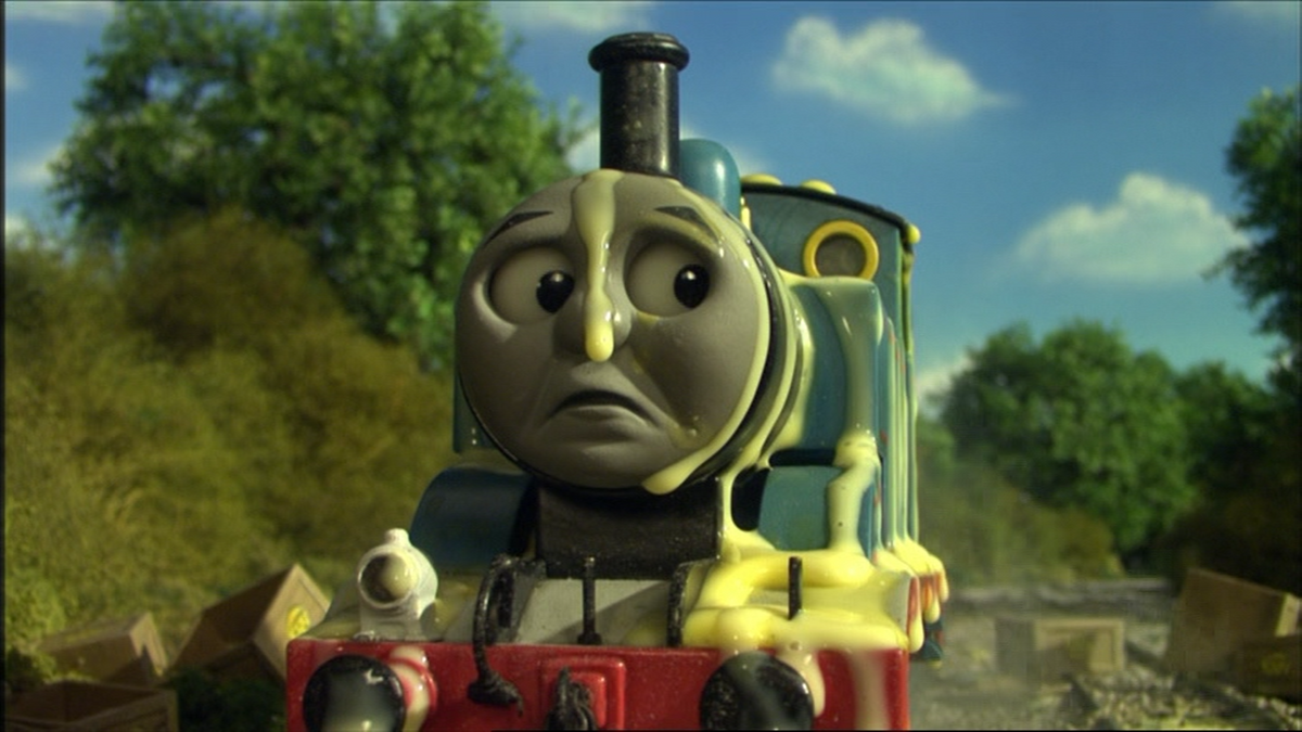 Tomy thomas and the stinky cheese outlet