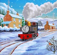 Mountain Village Station in a My Thomas Story Library book