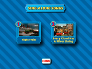 Sing-Along song selection