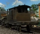 A brown brake van