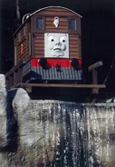 The events of the episode recreated for Thomas Land