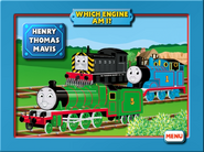 Henry, Mavis and Thomas in Which Engine Am I? Game