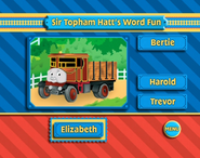 Elizabeth in Sir Topham Hatt's Word Fun game