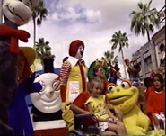 Thomas with The Cat in the Hat, Madeline, Ronald McDonald, Binyah Binyah and Scooby Doo