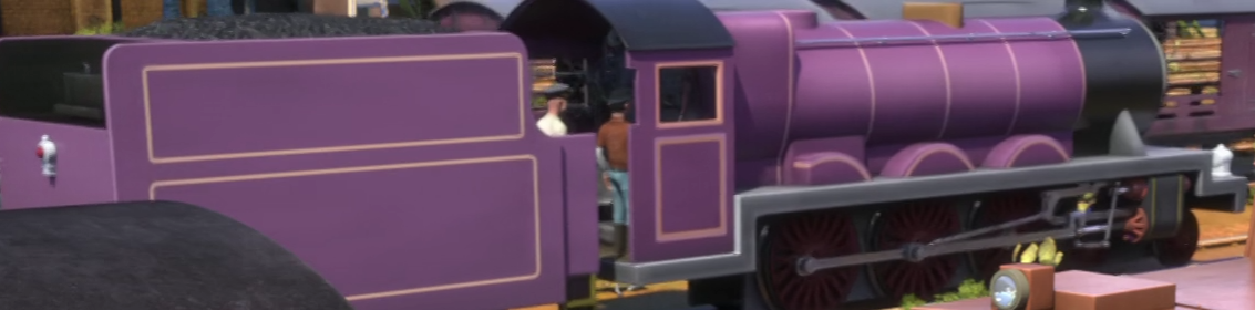 thomas and friends purple engine