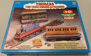 3-D stand-up model jigsaw of Thomas and Annie