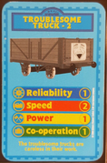 Troublesome's Top Trumps Card