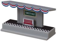 Decorated Tidmouth Hault (Labelled as Covered Station)