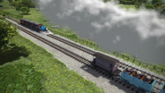 A brake van in Journey Beyond Sodor