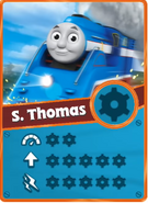 Streamlined Thomas' Racing Card