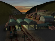 Knapford as the new station in Thomas' Storybook Adventures game