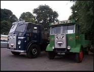 Horrid Lorries at a Days Out with Thomas (note: one is an AEC Monarch and has a Troublesome Truck face)