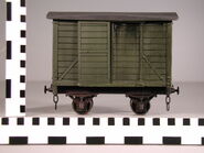 Greenlargescalenarrowgaugeboxvanleft