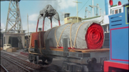 A flatbed carrying The Hot Air Balloon