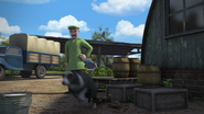 Farmer McColl and Katy in Journey Beyond Sodor