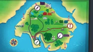 A map of Sodor at Knapford