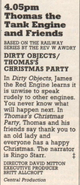 DirtyObjectsThomas'ChristmasPartyTVListing